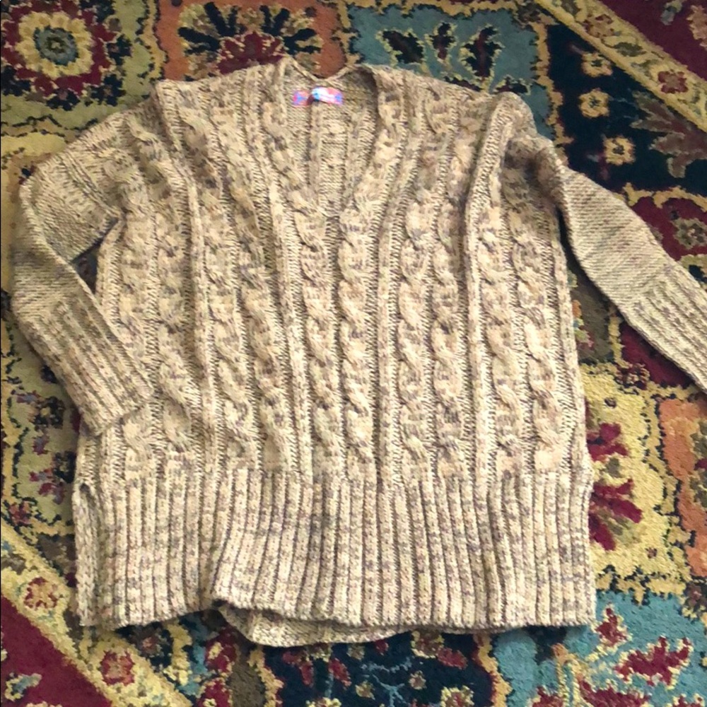 Cable knot sweater